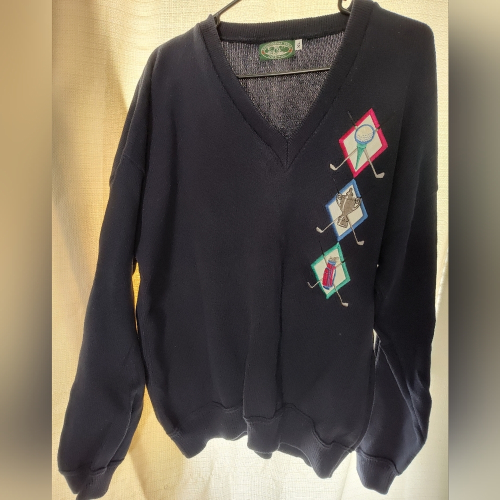 Vintage 90's Susquehanna Trail Outfitters Golf Sweater